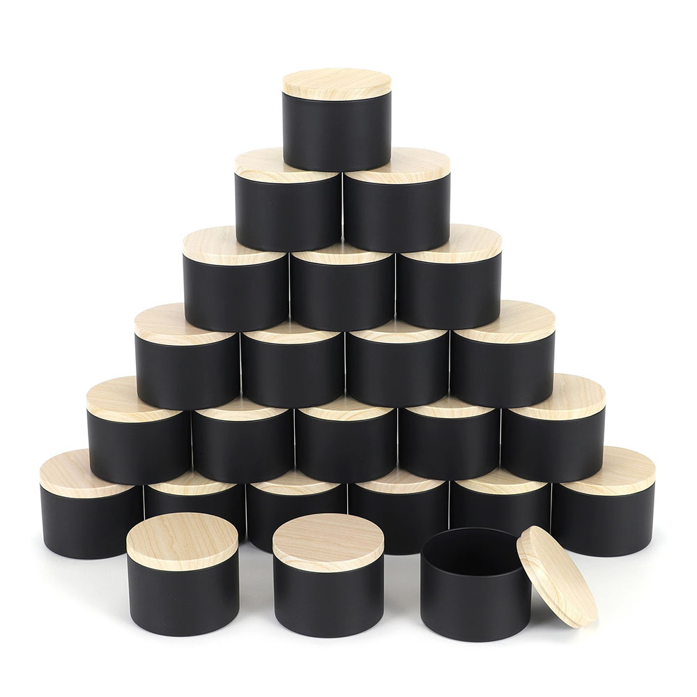 24pcs 4oz Black Candle Jars ,R - đánh giá và giá Candle Making Jars With Lids