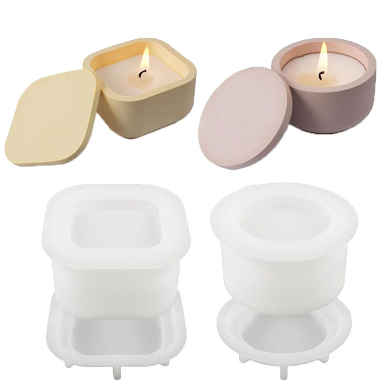 1set DIY Candle Jar Silicone M - đánh giá và giá Candle Making Jars With Lids