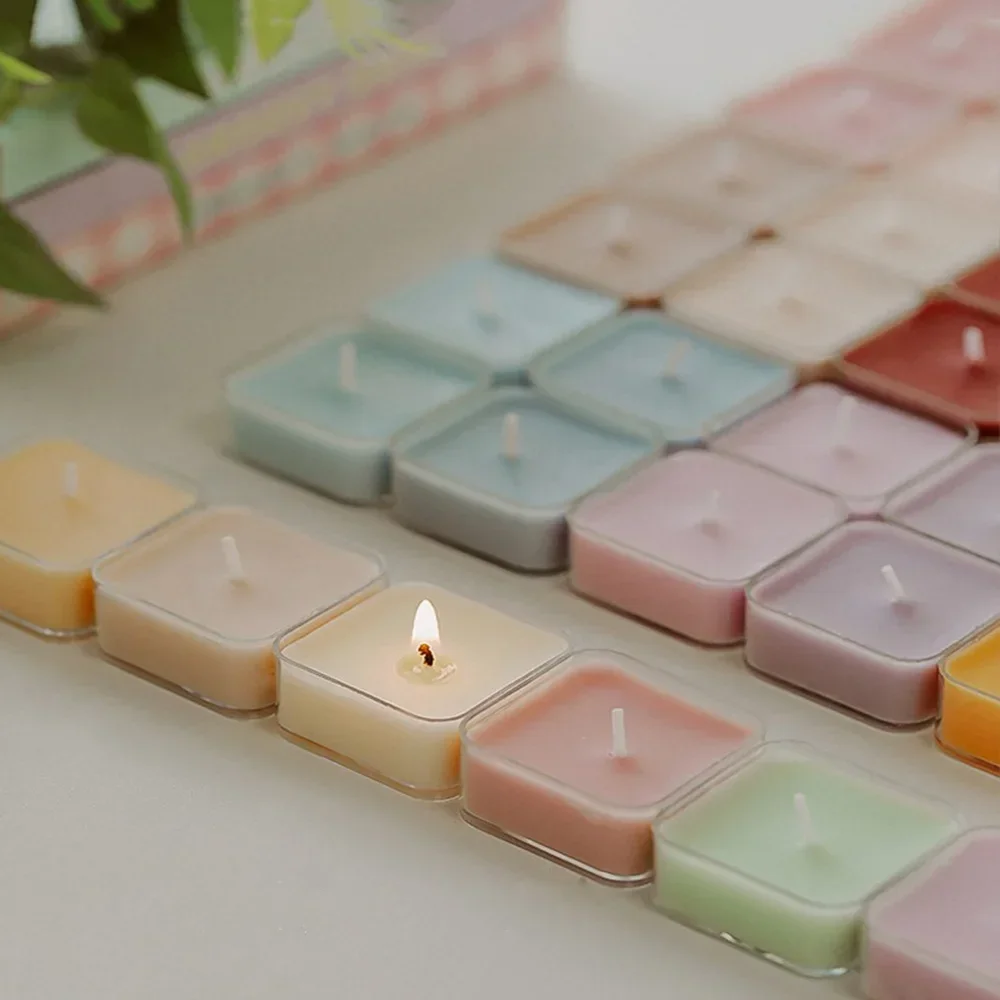 Square Candle Tea Light Scente - đánh giá và giá Candle Making Fragrances