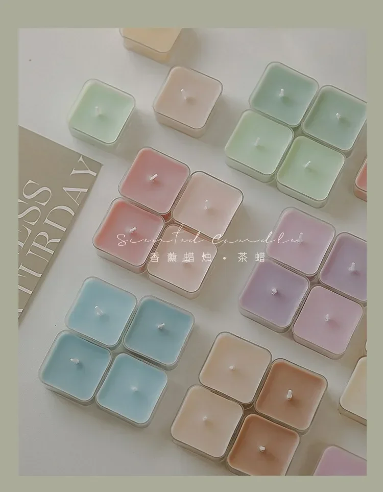 Square Candle Tea Light Scente - đánh giá và giá Candle Making Fragrances