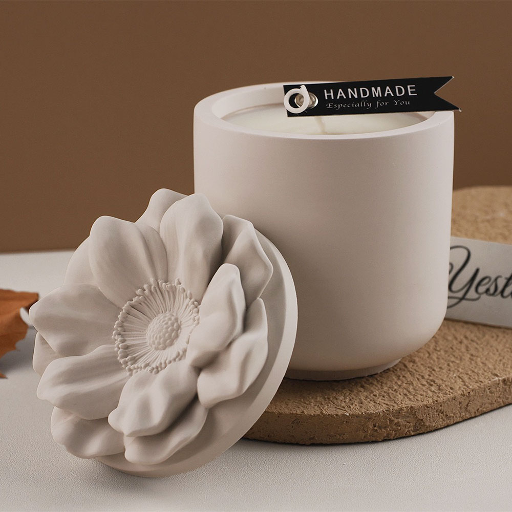 Sunflower Storage Box Silicone - đánh giá và giá Candle Making Jars With Lids