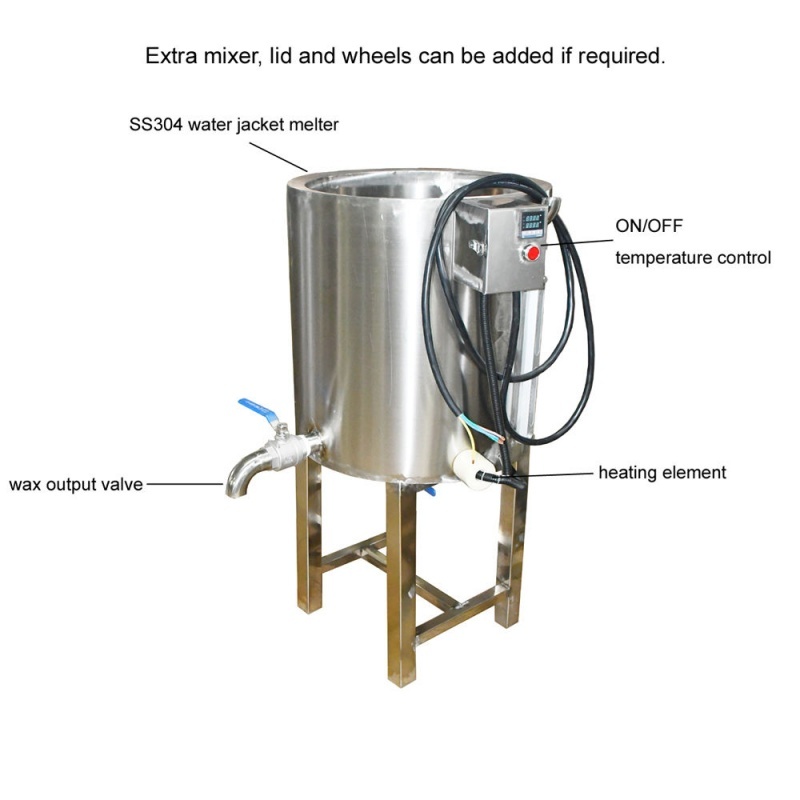 Electric 30KG Small Wax Melt M - đánh giá và giá Candle Making Machine Price
