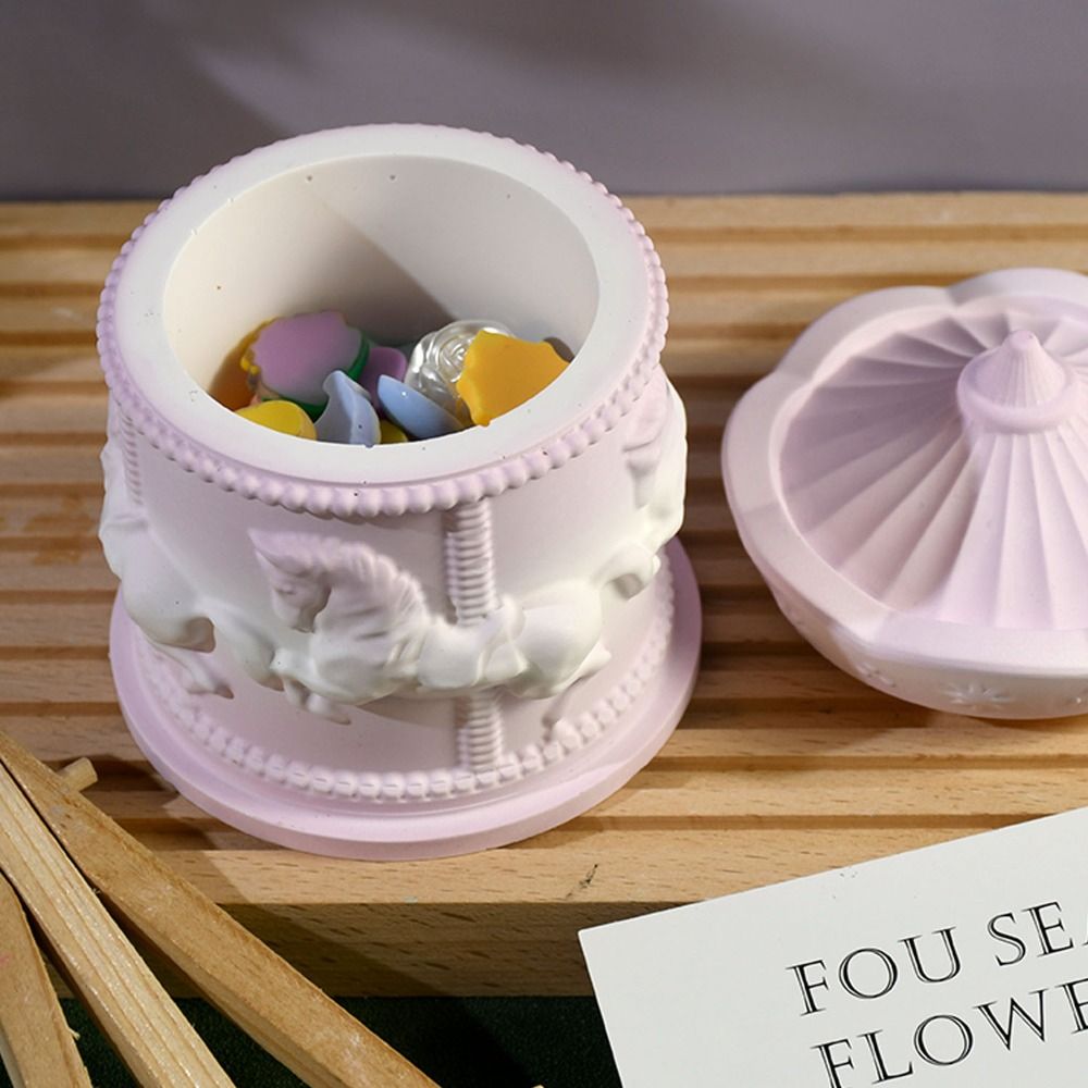 Cute Style with Lids Carousel  - đánh giá và giá Candle Making Jars With Lids