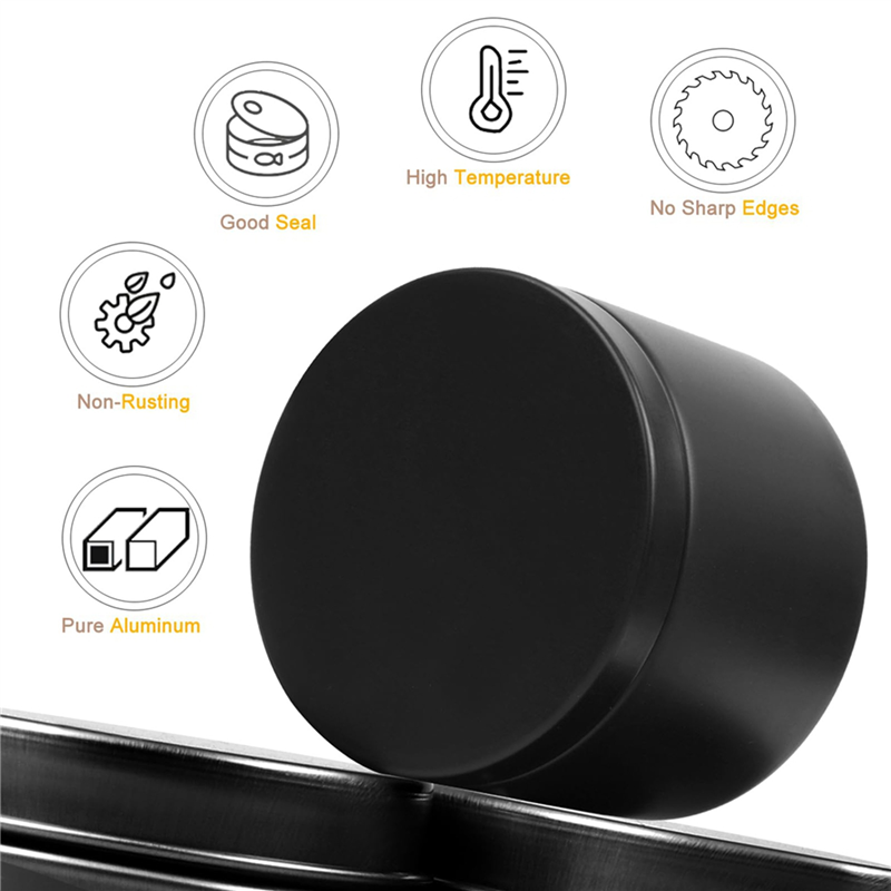 A93E-48Pcs Black Candle Tins,  - đánh giá và giá Candle Making Jars With Lids