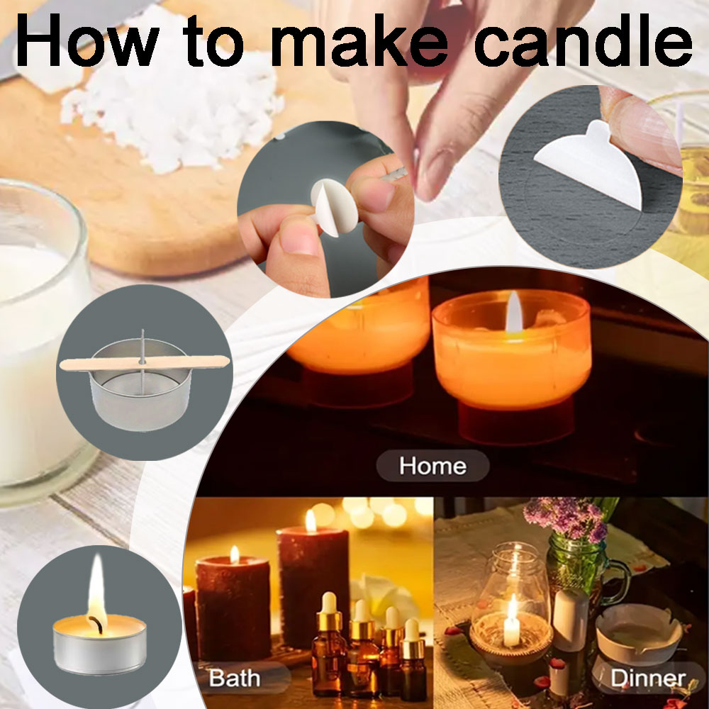 55pcs Flower Candle Wick Wood  - đánh giá và giá Candle Making Fragrances