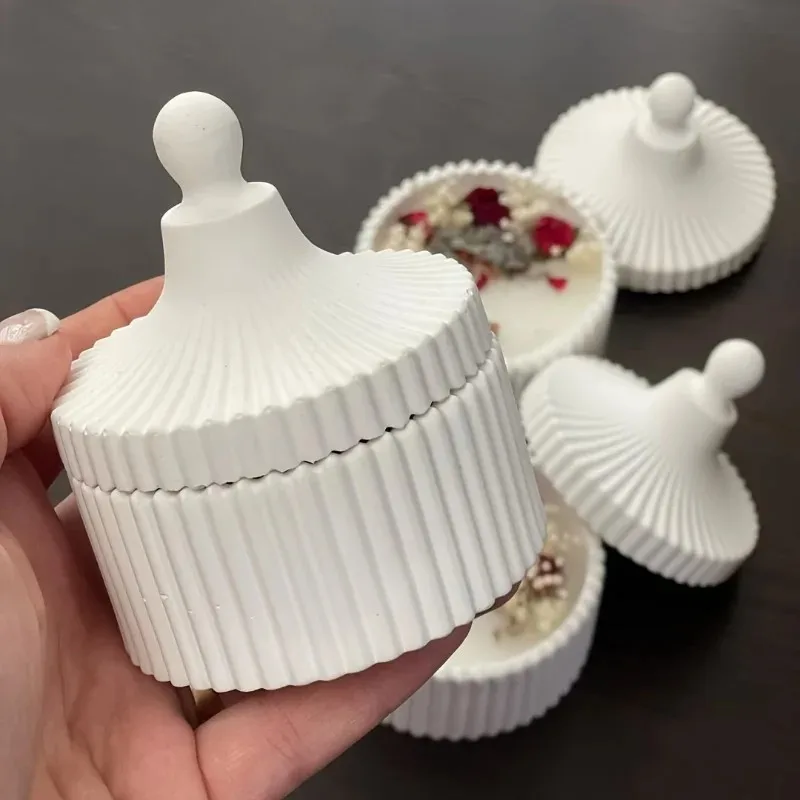 2pcs silicone candle jar mold  - đánh giá và giá Candle Making Jars With Lids