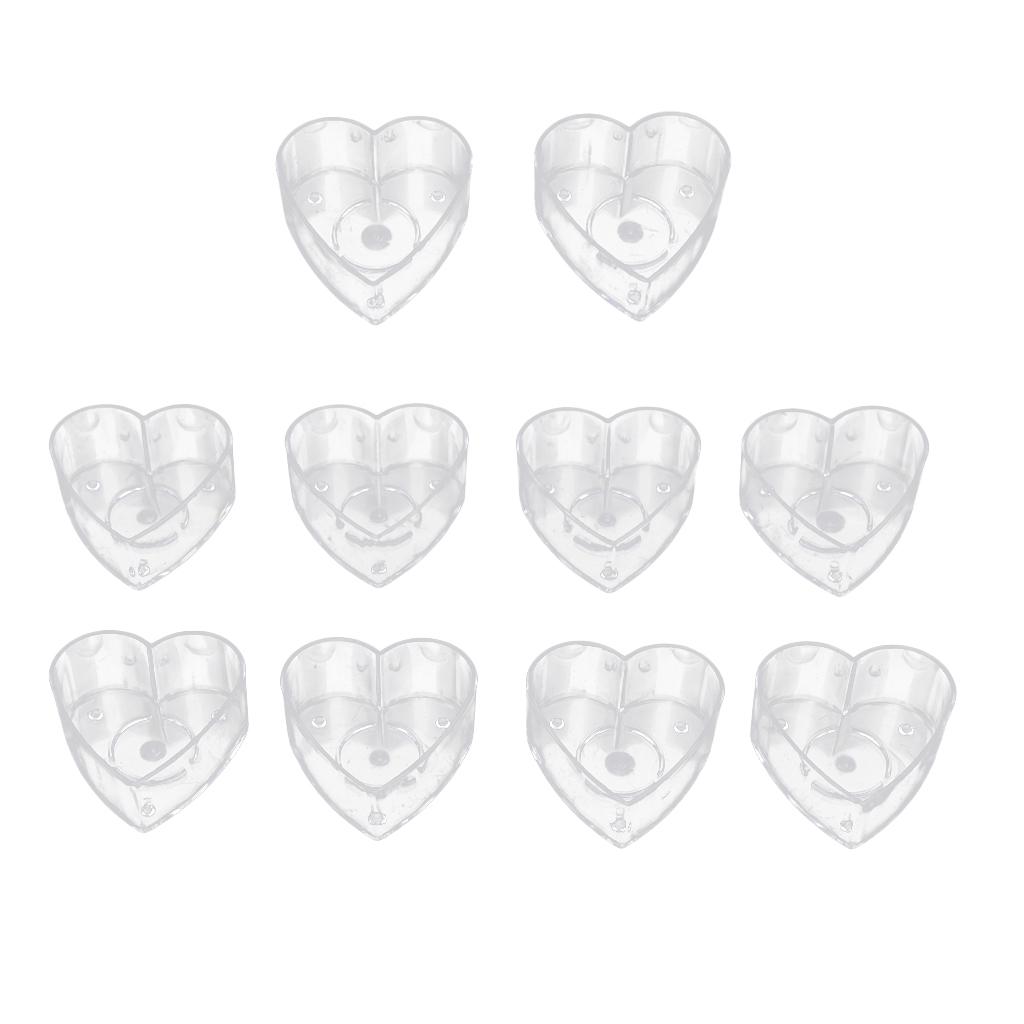 Transparent Heart Tealight Cup - đánh giá và giá Candle Making Event