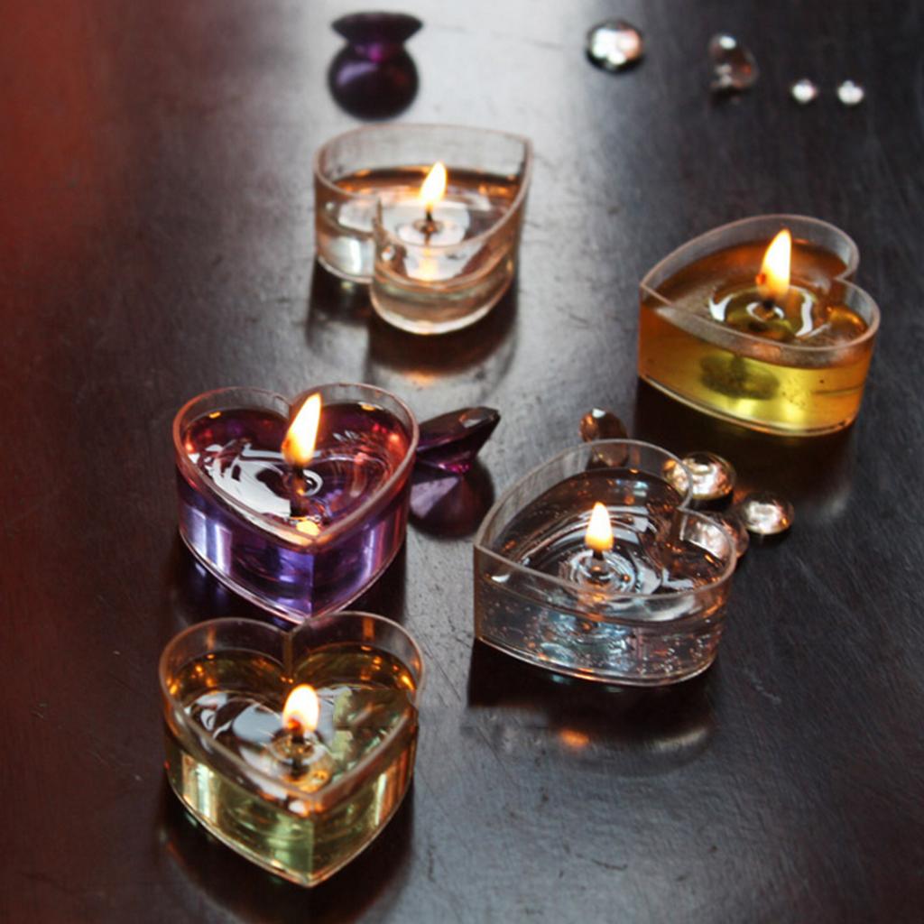 Transparent Heart Tealight Cup - đánh giá và giá Candle Making Event
