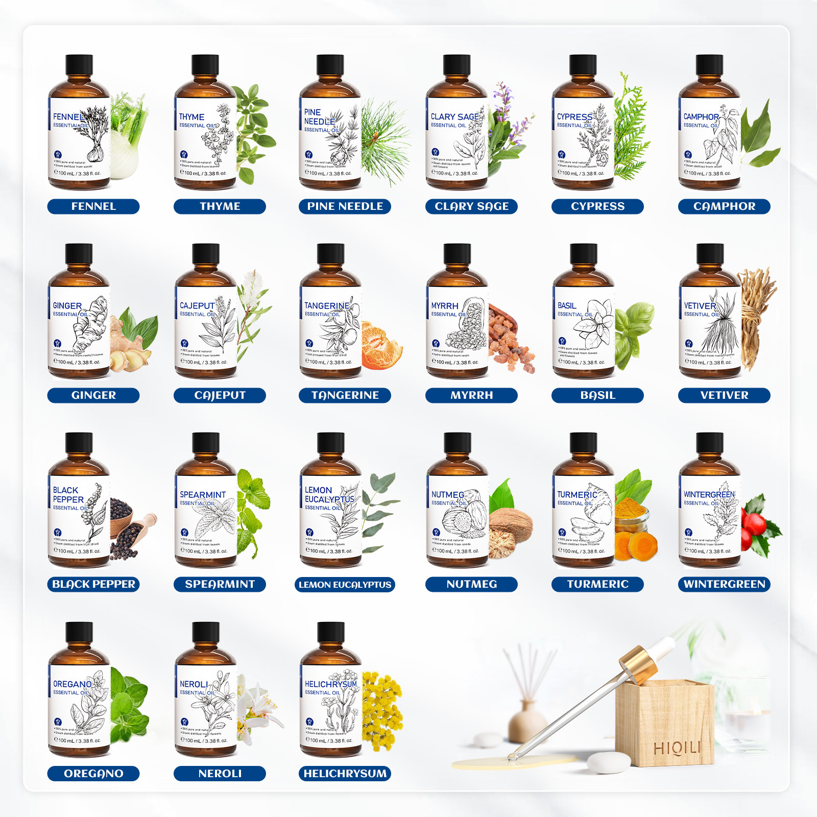 HIQILI 100% Natural,100mL Esse - đánh giá và giá Candle Making Fragrances